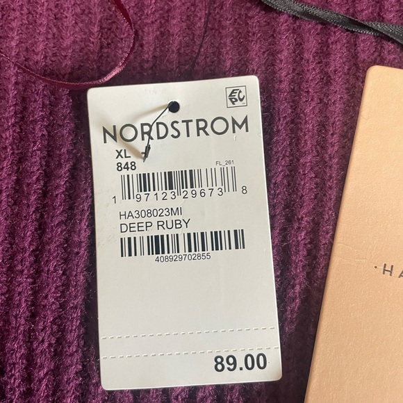 NWT HALOGEN WOMEN'S EMBELLISHED BUTTON CARDIGAN SWEATER SIZE XL DEEP RUBY NEW - Picture 3 of 12